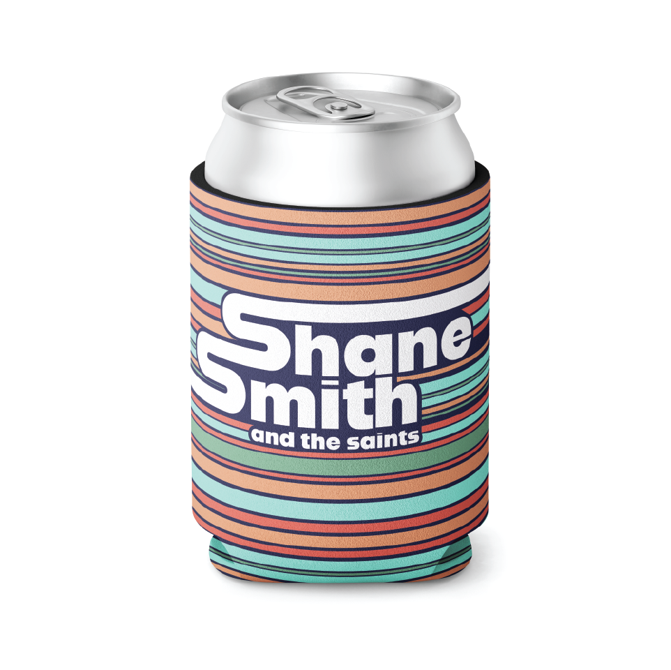 Retro Lines Koozie
