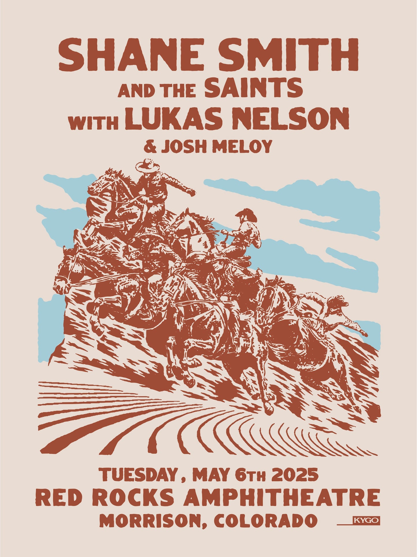 Red Rocks 2025 Event Poster