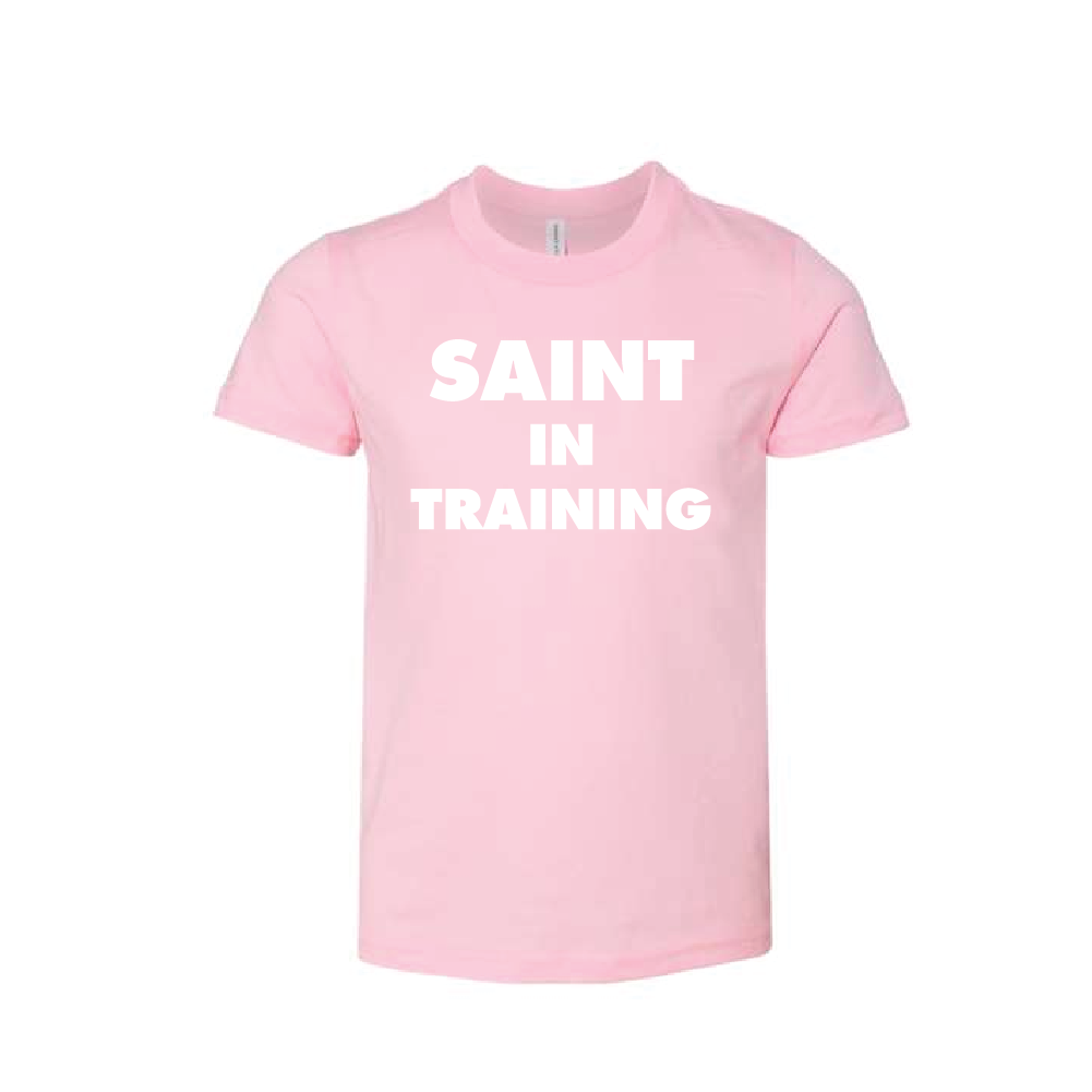 Saint in Training Youth Tee (2 color choices)