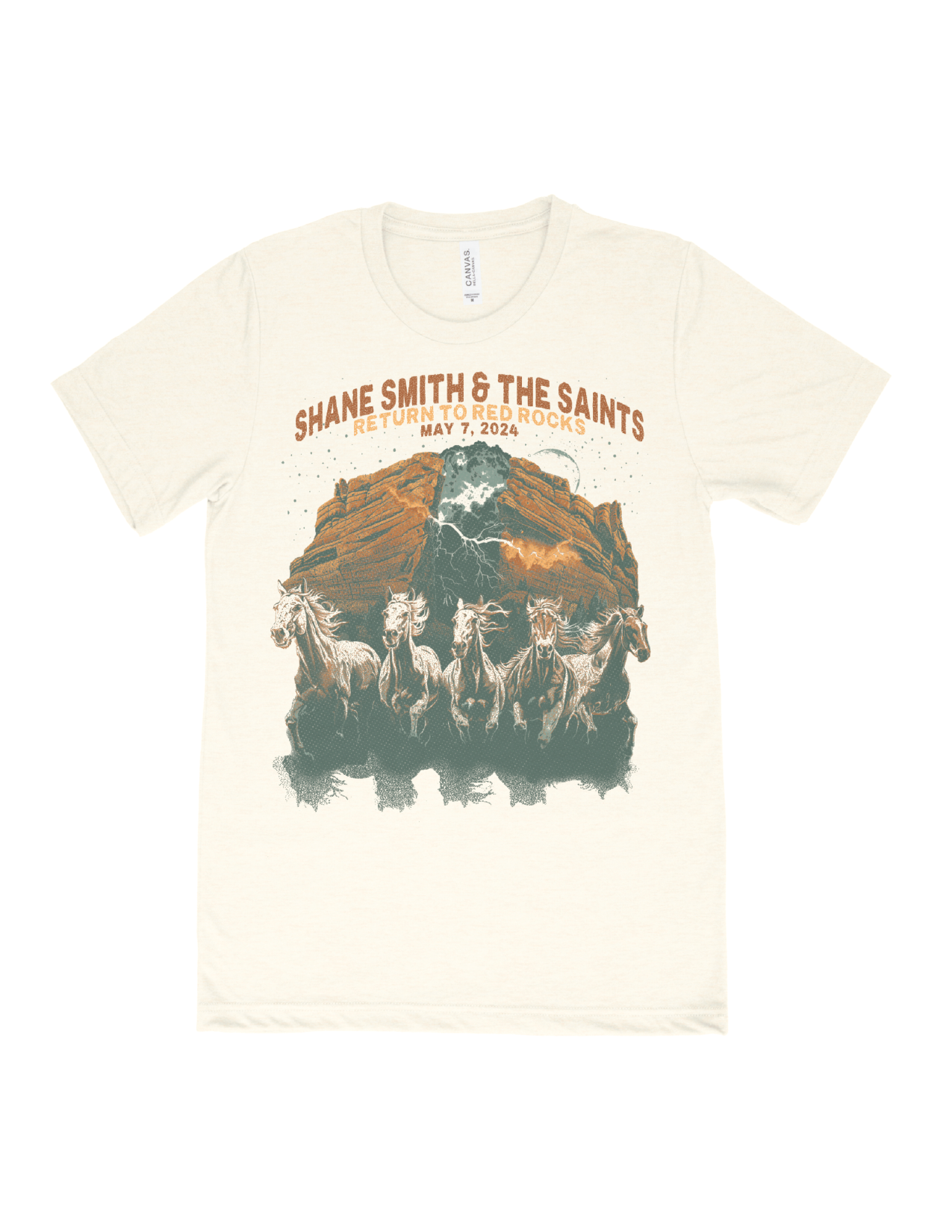 Red Rocks 2024 Event Tee (Cream)