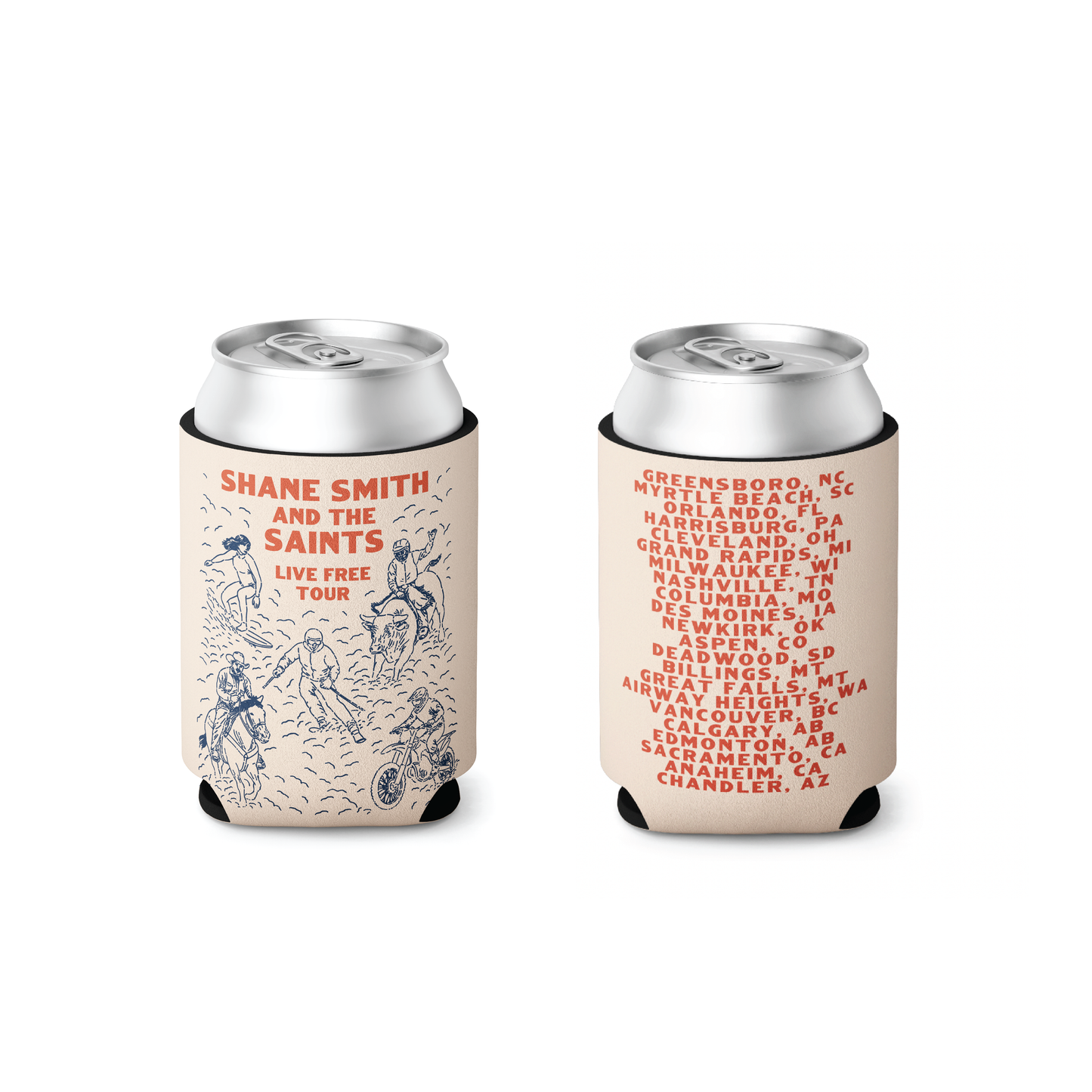 2026 Live Free Tour Koozie