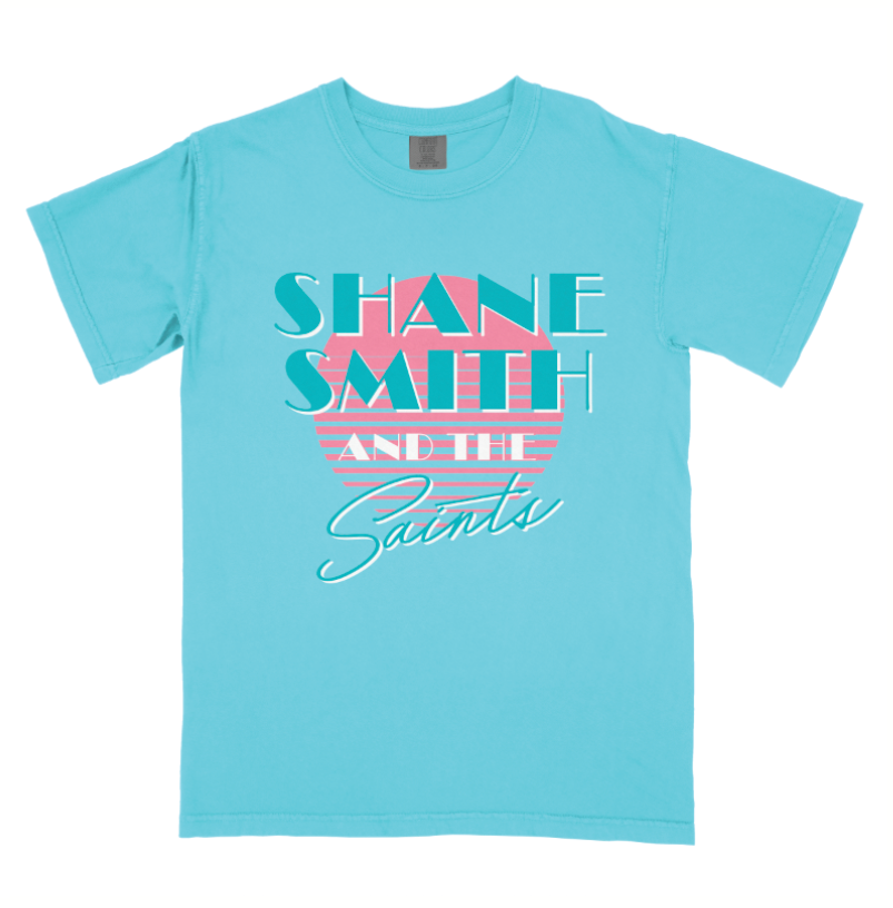 Saints Synthwave Unisex Tee