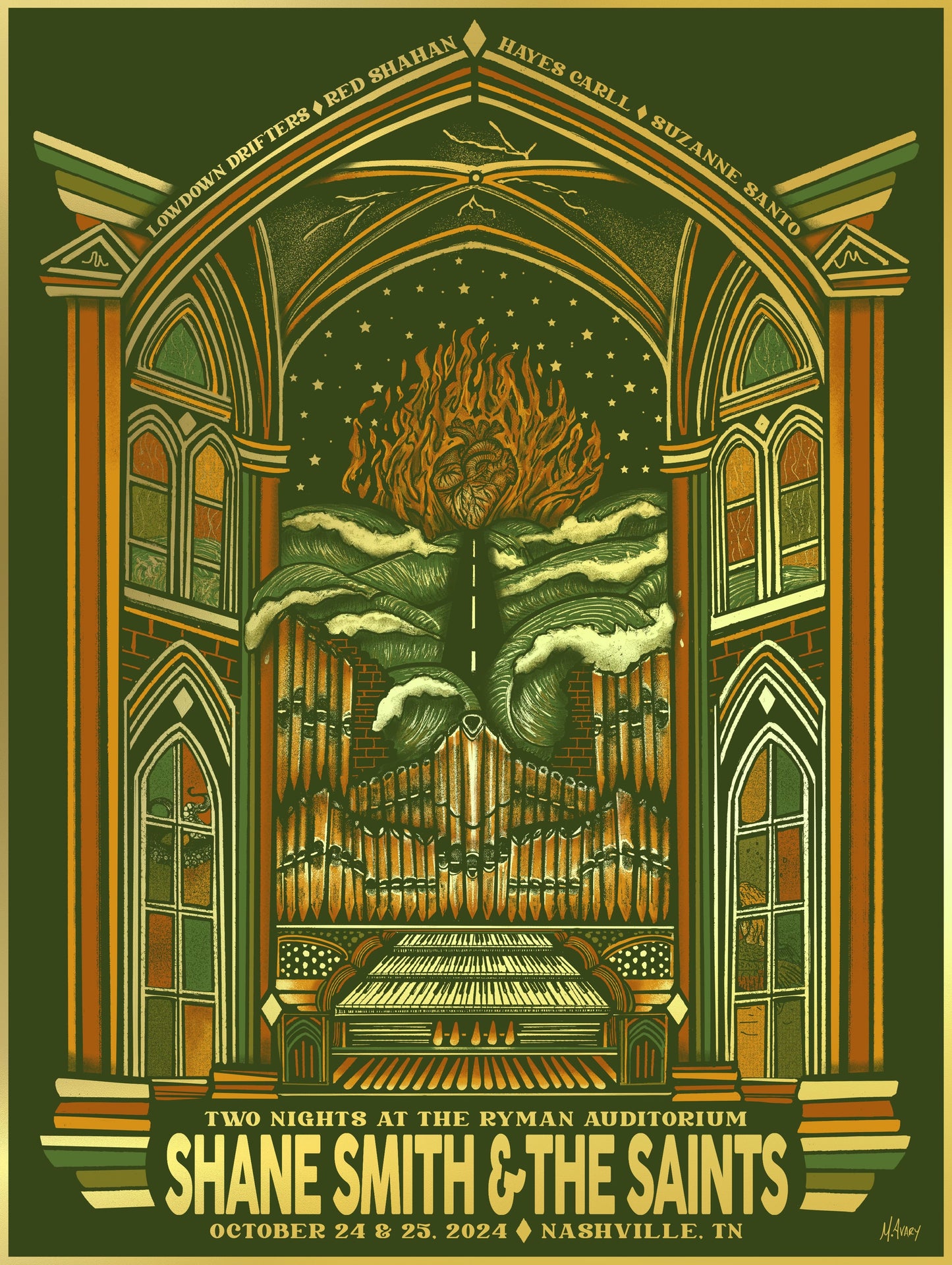 Ryman Auditorium 2024 Posters (2 foil colors)