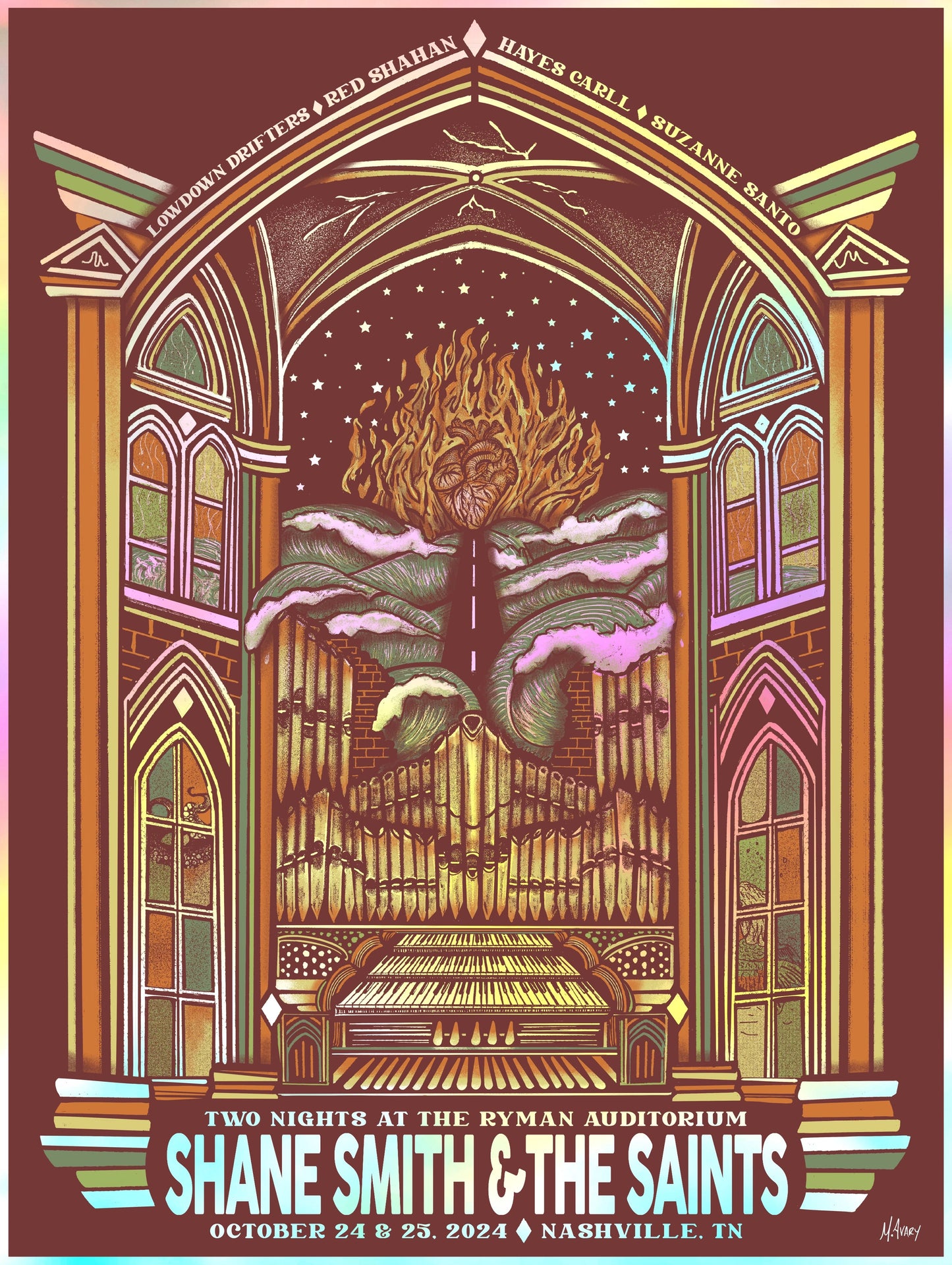 Ryman Auditorium 2024 Posters (2 foil colors)